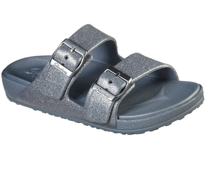 Skechers Cali Gear: Cali Breeze 2.0 - Shimmering Sands - Womens Slide Silver [AU-FI4091]